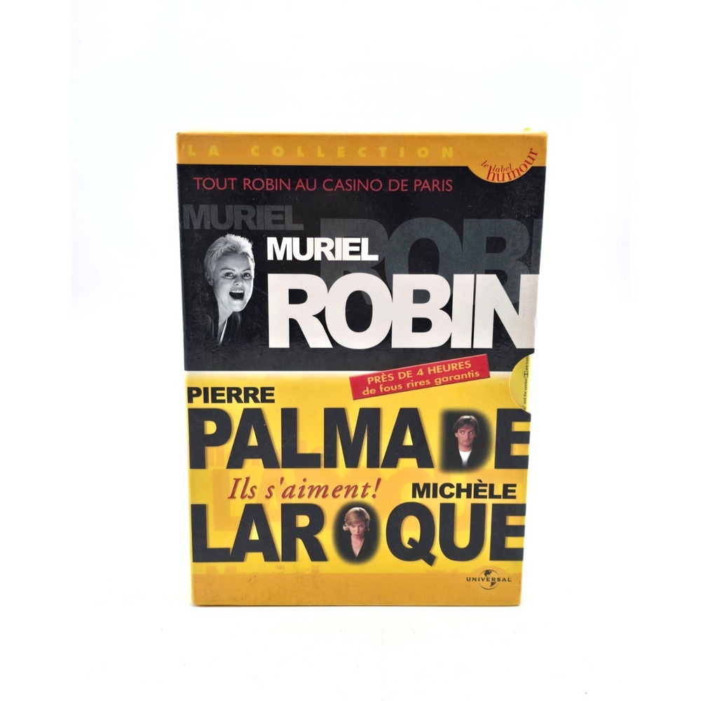 Coffret Humour Pierre Palmade & Michelle Laroque Ils aiment/Muriel Robin DVD PAL